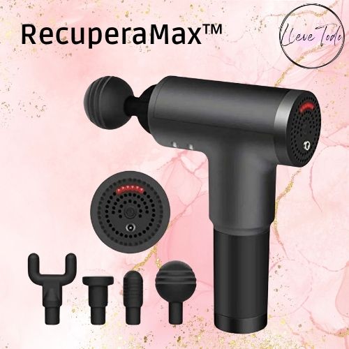 RecuperaMax™ pistola masajeadora corporal Fascial gun.